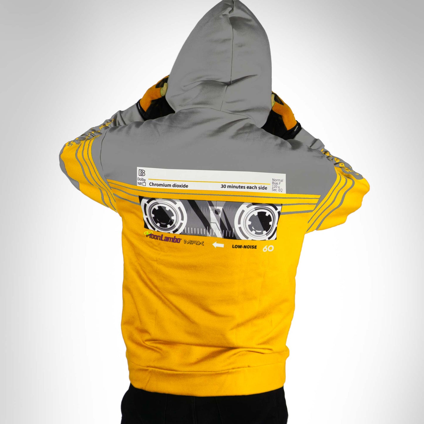 Men's Cassette Throwback Hoodie Mustard