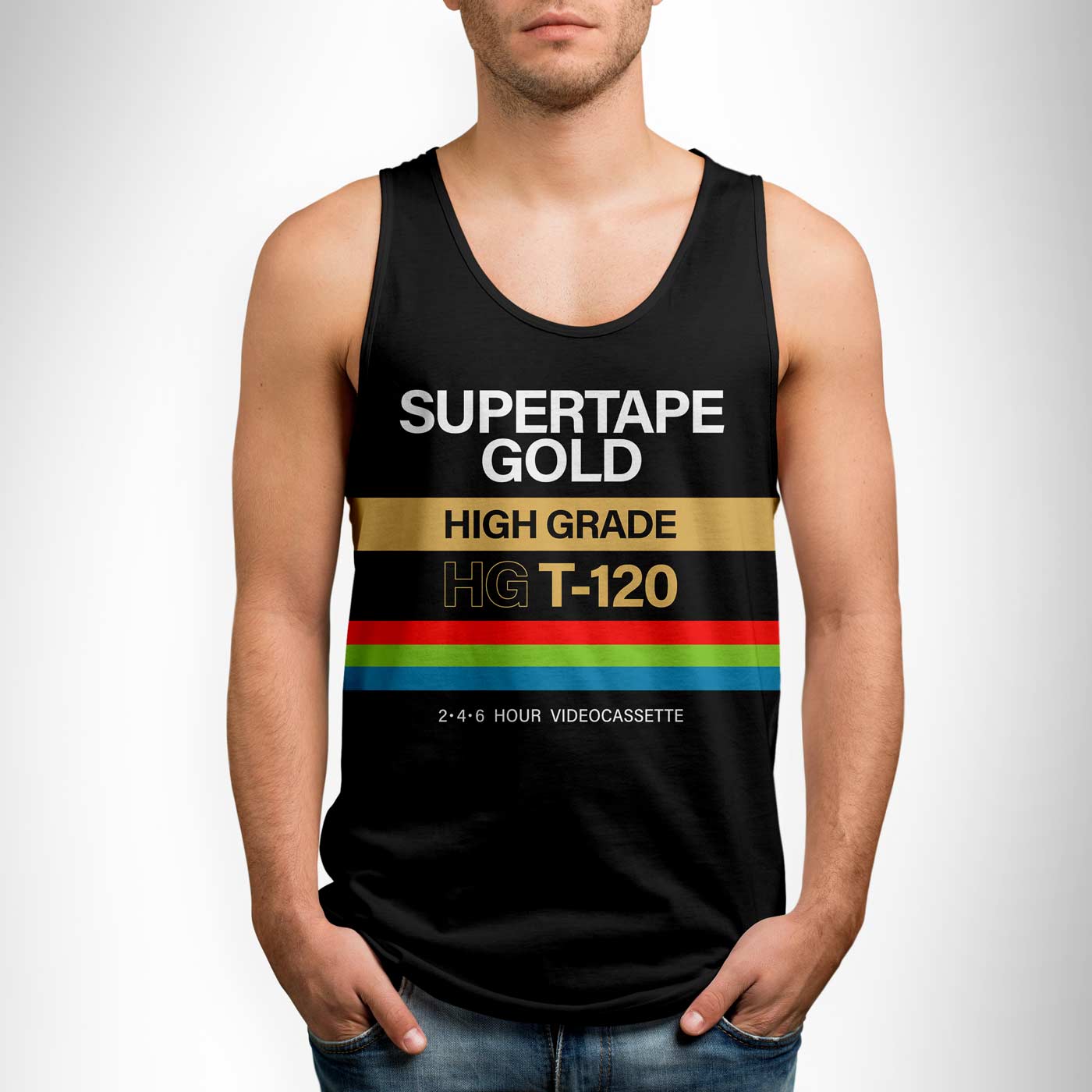Super Tape Gold Men's Sublimated Tank top