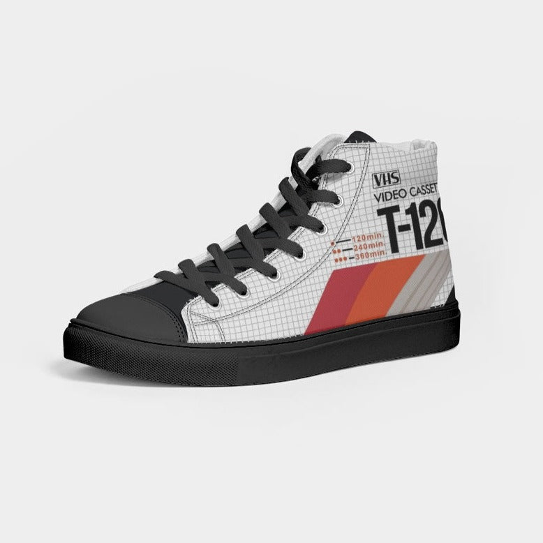 VHS THROWBLVCK Women's Hightop Canvas Shoe