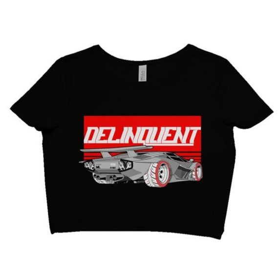 delinquent crop tee
