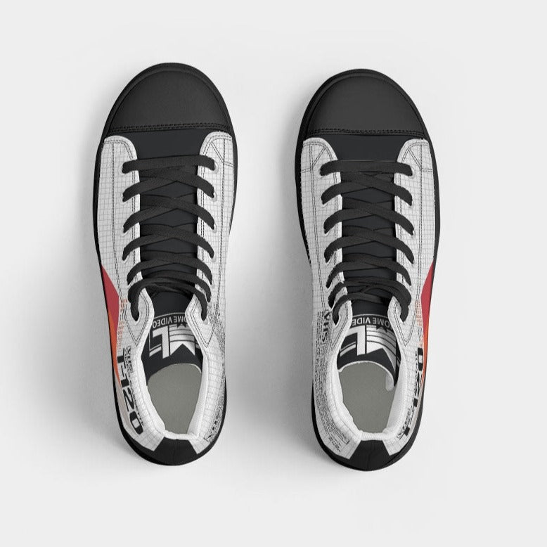 VHS THROWBLVCK Women's Hightop Canvas Shoe