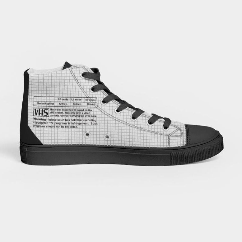 VHS THROWBLVCK Women's Hightop Canvas Shoe