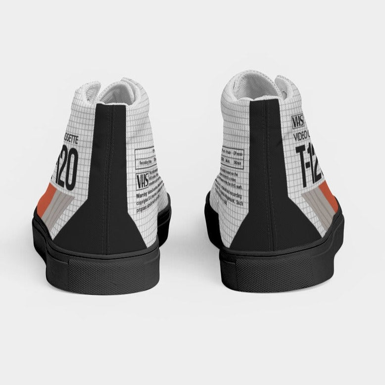 VHS THROWBLVCK Women's Hightop Canvas Shoe