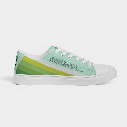 L-750 Betamax Sneaker Verde Remix Men's Faux-Leather Sneaker