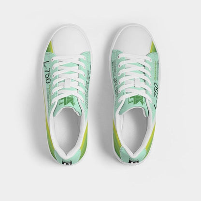 L-750 Betamax Sneaker Verde Remix Women's Faux-Leather Sneaker