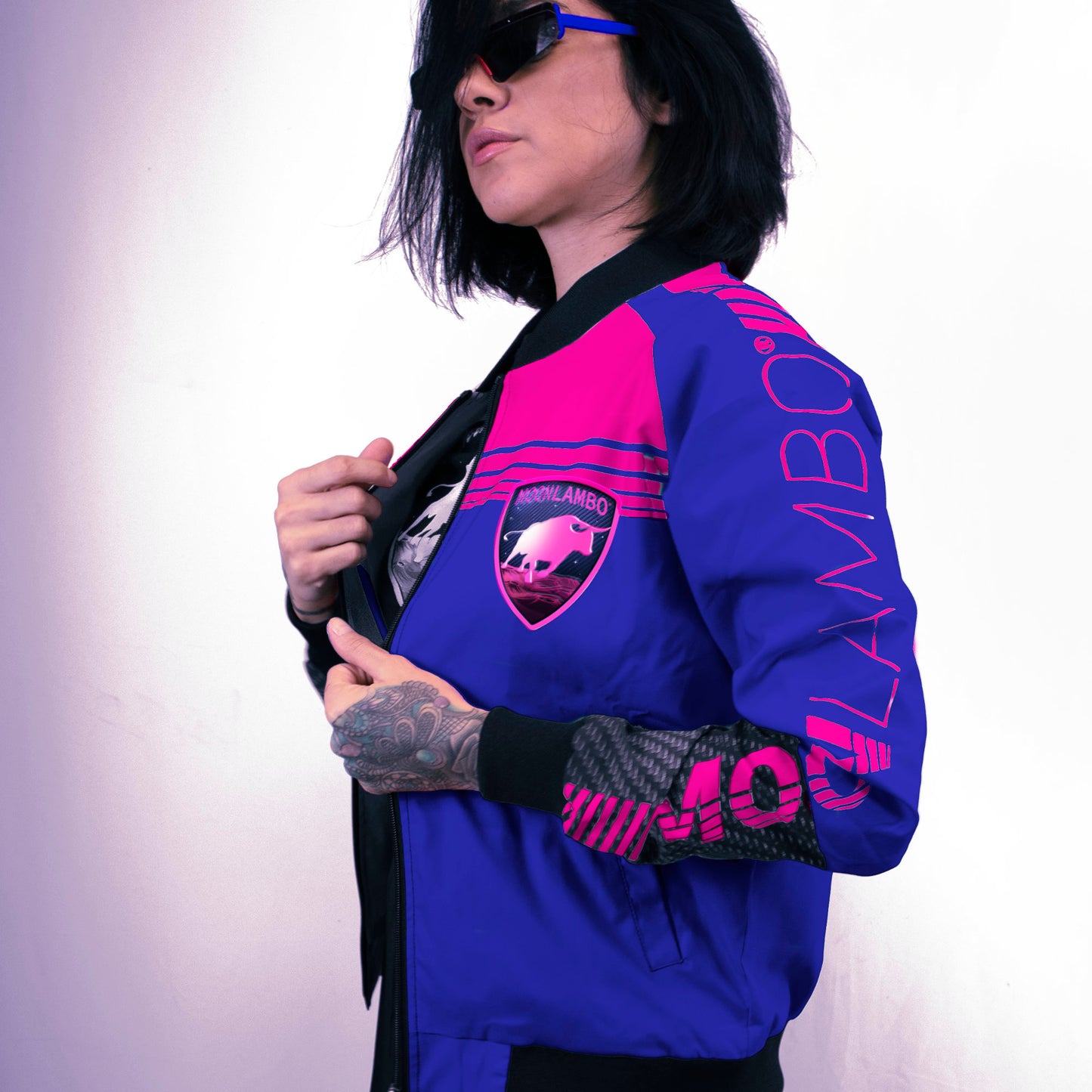 Ladies GT Bomber Jacket - Grapeade