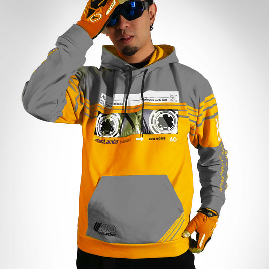 Men's Cassette Throwback Hoodie Mustard