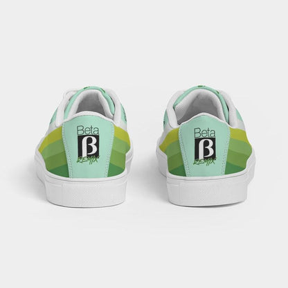 L-750 Betamax Sneaker Verde Remix Women's Faux-Leather Sneaker