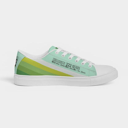 L-750 Betamax Sneaker Verde Remix Women's Faux-Leather Sneaker