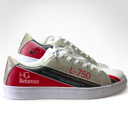 BetaMax Crimson Men's Faux-Leather Sneaker