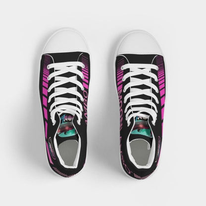 Ladies Retrowave Runner Canvas Hightop Shoe