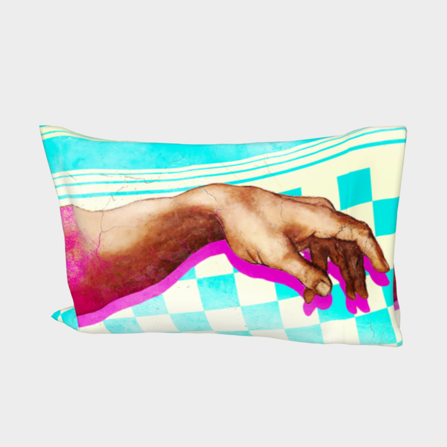 The Hand of Adam Pillow Case