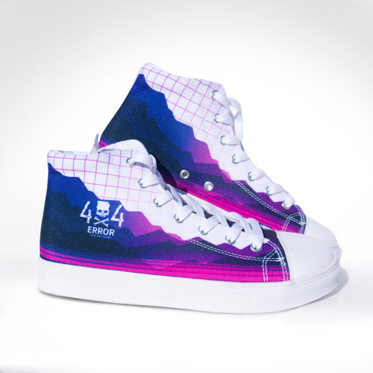 Ladies 404 Error Hightop Canvas shoe