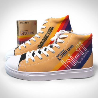 HiFi Betamax Men's Hightop Canvas Shoe