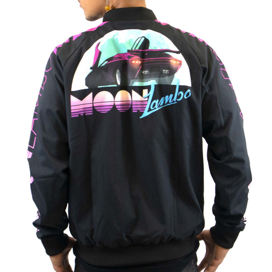 Mens Retrowave Bomber factory strike-off
