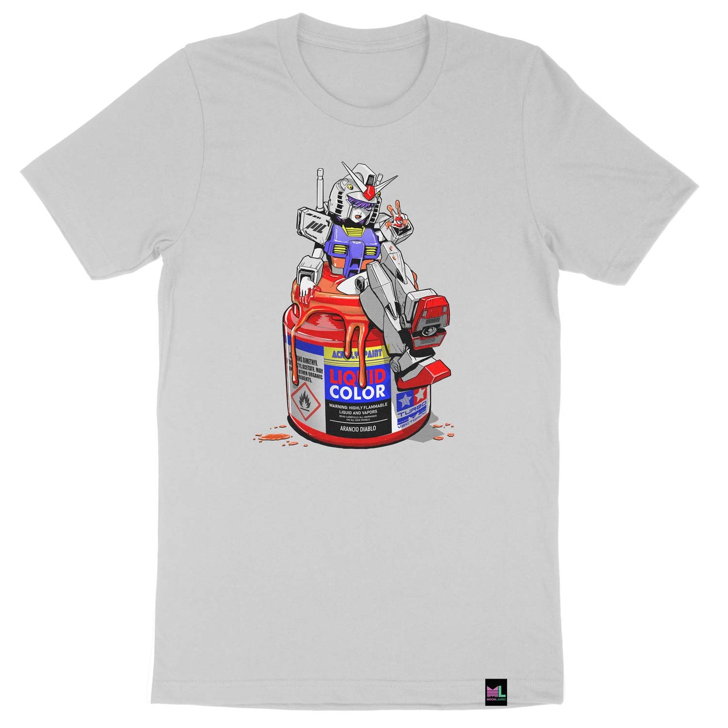 Liquid Color Mecha Drip Tee