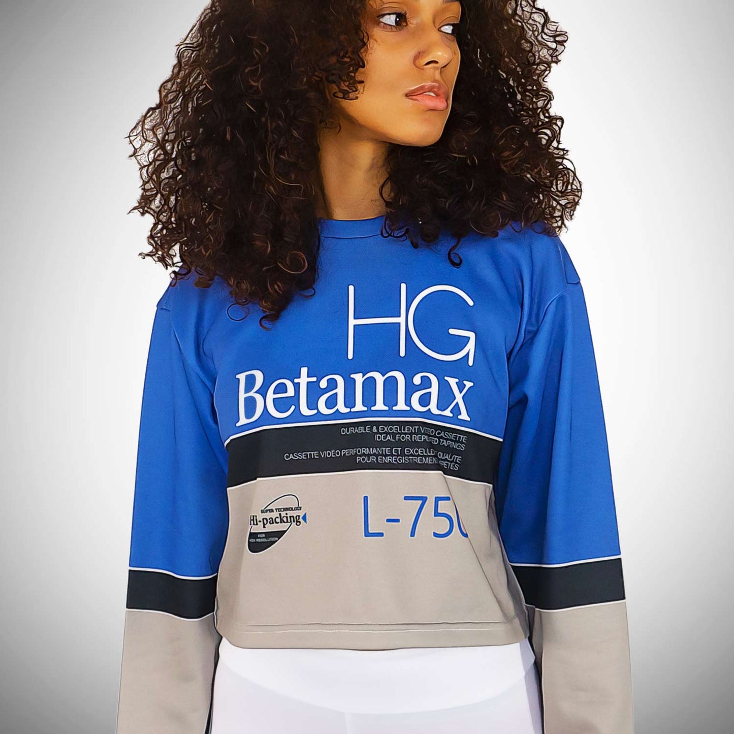 BETAMAX French Terry Women's Cropped Sweatshirt size Small