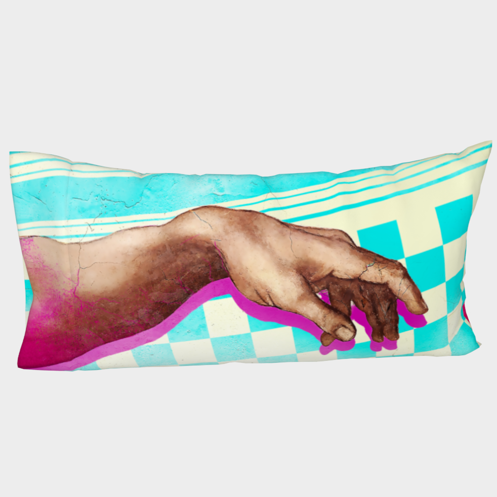 The Hand of Adam Pillow Case