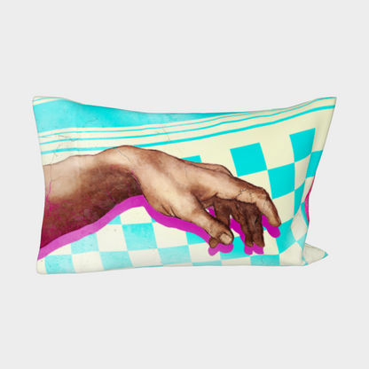 The Hand of Adam Pillow Case