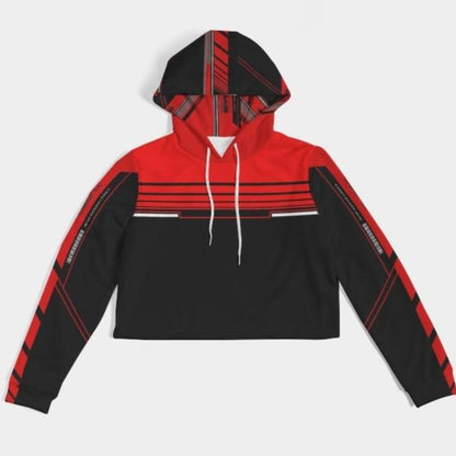 DLNQNT Women's Cropped Hoodie