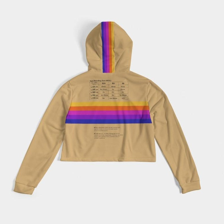 HIFI Betamax Women's Cropped Hoodie