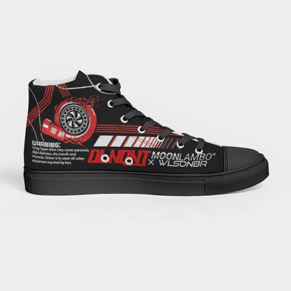 DLNQNT BLVCK Hightop Mens Canvas Shoe